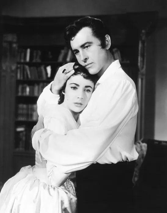 Framed Print : BEAU BRUMMELL, from left: Elizabeth Taylor, Stewart Granger, 1954