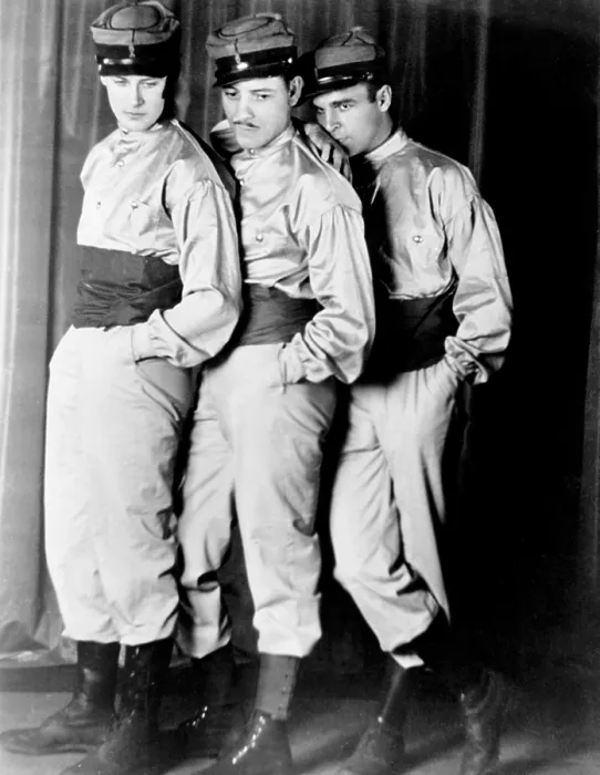 Framed Print : BEAU GESTE, from left, Ralph Forbes, Ronald Colman, Neil Hamilton, 1926