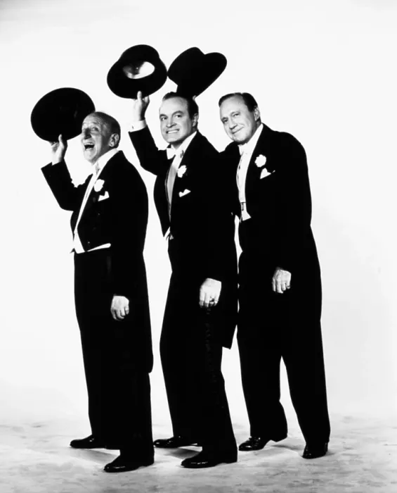 Framed Print : BEAU JAMES, from left: Jimmy Durante, Bob Hope, Jack Benny, 1957