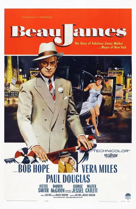 Framed Print : BEAU JAMES, US poster, from left: Bob Hope, Vera Miles, 1957