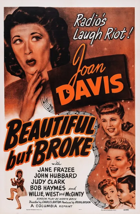 Framed Print : BEAUTIFUL BUT BROKE, US poster, first three from top left: Joan Davis, Judy Clark, Jane Frazee, 1944 Framed Print : BEAUTIFUL BUT BROKE, US poster, first three from top left: Joan Davis, Judy Clark, Jane Frazee, 1944