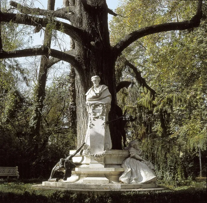 Framed Print : BECHINI, Frederic (19th c.-20th c.); COULLAUT VALERA, Lorenzo (1876-1932). Monument to Gustavo Adolfo Becquer. 1911. SPAIN. Sevilla. Maria Luisa Park Framed Print : BECHINI, Frederic (19th c.-20th c.); COULLAUT VALERA, Lorenzo (1876-1932). Monument to Gustavo Adolfo Becquer. 1911. SPAIN. Sevilla. Maria Luisa Park