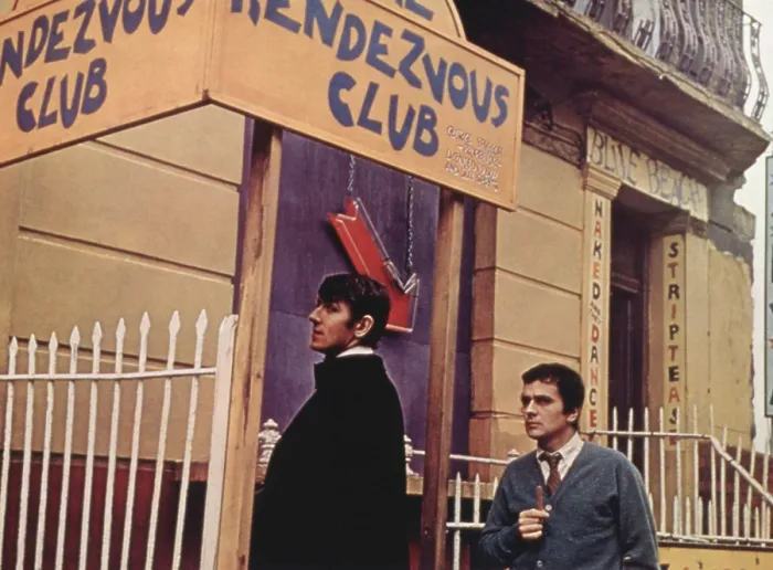 Framed Print : BEDAZZLED, Peter Cook, Dudley Moore, 1967, (c) 20th Century Fox, TM & Copyright  /  Courtesy: Everett Collection
