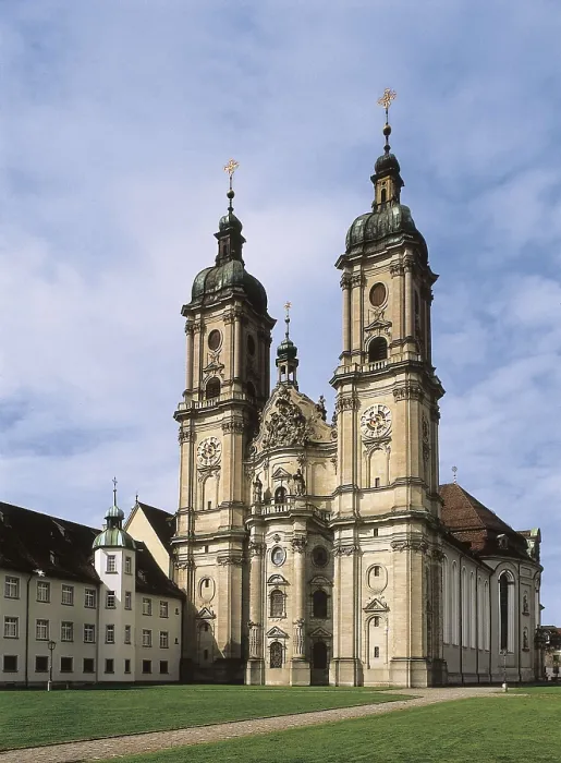 Framed Print : BEER, Johann Michael (1696-1780); THUMB, Peter (1681-1766). Church of Saint-Gall. 1755-1766. SWITZERLAND. SANKT GALLEN. Sankt Gallen. Abbey of Saint Gall