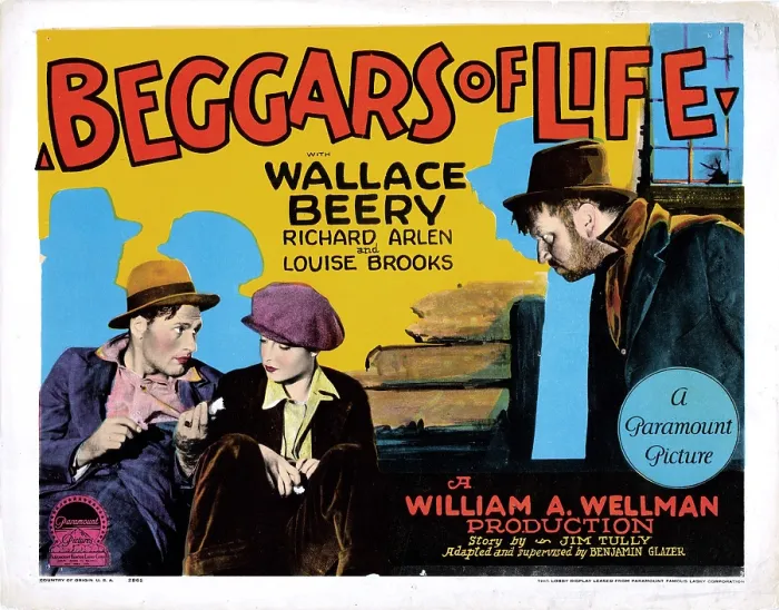 Framed Print : BEGGARS OF LIFE, US lobbycard, from left: Richard Arlen, Louise Brooks, Wallace Beery, 1928 Framed Print : BEGGARS OF LIFE, US lobbycard, from left: Richard Arlen, Louise Brooks, Wallace Beery, 1928
