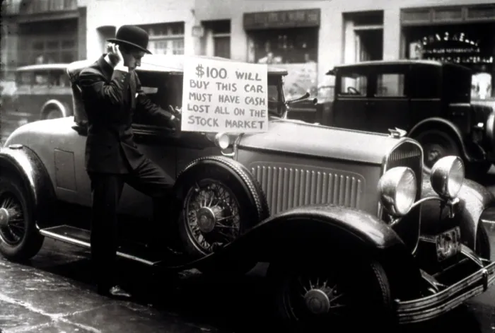 Framed Print : The beginning of the Great Depression in 1929.. Courtesy: CSU Archives  /  Everett Collection