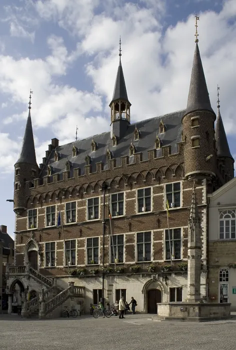 Framed Print : BELGIUM. Geraardsbergen. City Hall (Stadhuis), 1893-1896. Neo-Gothic. - Paul Maeyaert / Iberfoto / Everett Collection (227279)**US SALES ONLY** Framed Print : BELGIUM. Geraardsbergen. City Hall (Stadhuis), 1893-1896. Neo-Gothic. - Paul Maeyaert / Iberfoto / Everett Collection (227279)**US SALES ONLY**