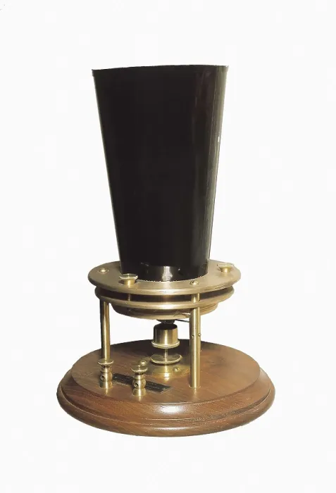 Framed Print : BELL, Alexander Graham (1847-1922). Alexander G.Bell's liquid transmitter Framed Print : BELL, Alexander Graham (1847-1922). Alexander G.Bell's liquid transmitter