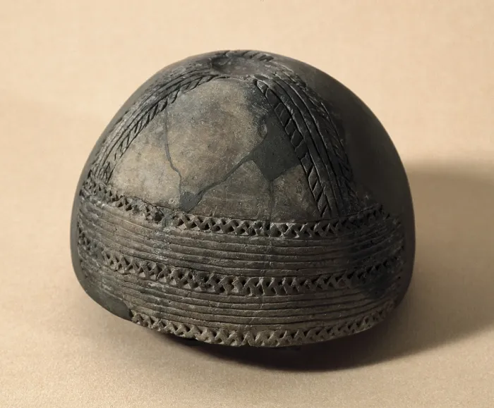 Framed Print : Bell Shaped Vase from Cueva de Toralla. 2200 -1800 BC. Eneolithic. Ceramics. SPAIN. Barcelona. Archaeology Museum of Catalonia. Proc: SPAIN. La Pobla de Segur Framed Print : Bell Shaped Vase from Cueva de Toralla. 2200 -1800 BC. Eneolithic. Ceramics. SPAIN. Barcelona. Archaeology Museum of Catalonia. Proc: SPAIN. La Pobla de Segur