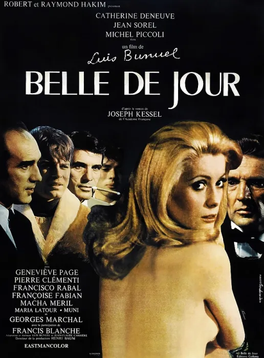 Framed Print : BELLE DE JOUR, French poster, Michel Piccoli, Michel Charrel, Francoise Fabian, Pierre Clementi, Catherine Deneuve, Georges Marchal, 1967 Framed Print : BELLE DE JOUR, French poster, Michel Piccoli, Michel Charrel, Francoise Fabian, Pierre Clementi, Catherine Deneuve, Georges Marchal, 1967