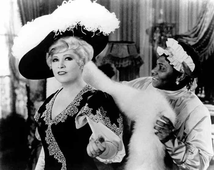 Framed Print : BELLE OF THE NINETIES, from left: Mae West, Libby Taylor, 1934