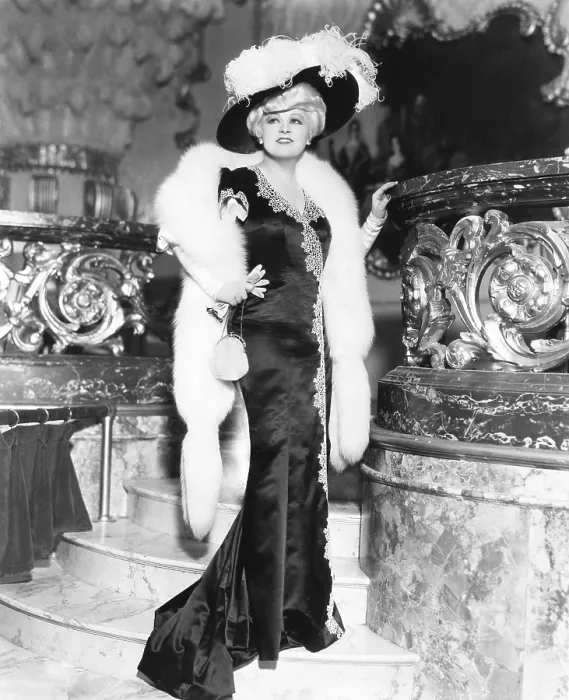 Framed Print : BELLE OF THE NINETIES, Mae West, in a gown by Travis Banton, 1934