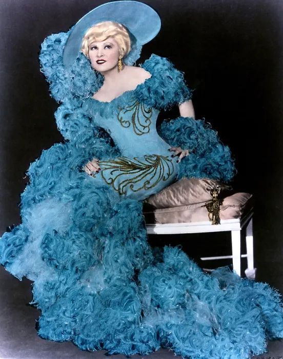 Framed Print : BELLE OF THE NINETIES, Mae West (in a costume by Travis Banton), 1934