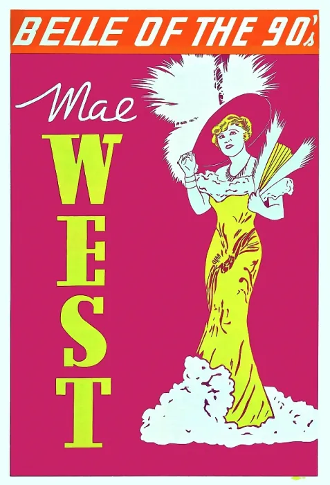 Framed Print : BELLE OF THE NINETIES, US poster art, Mae West, 1934 Framed Print : BELLE OF THE NINETIES, US poster art, Mae West, 1934