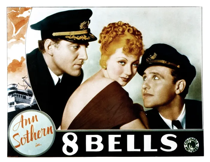 Framed Print : EIGHT BELLS, (aka 8 BELLS), from left, John Buckler, Ann Sothern, Ralph Bellamy, 1935 Framed Print : EIGHT BELLS, (aka 8 BELLS), from left, John Buckler, Ann Sothern, Ralph Bellamy, 1935