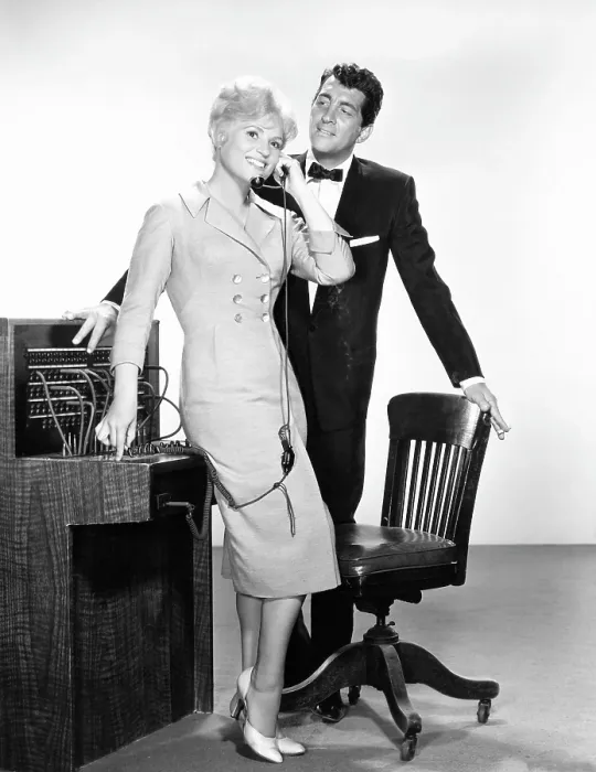 Framed Print : BELLS ARE RINGING, Judy Holliday, Dean Martin, 1960