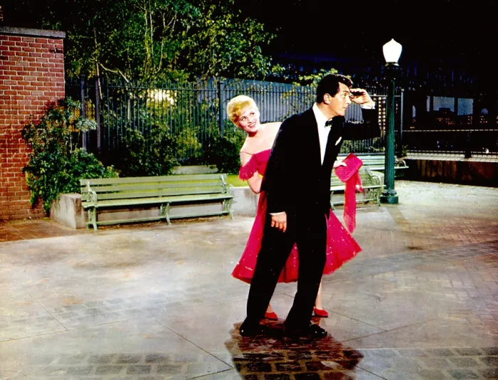Framed Print : BELLS ARE RINGING, Judy Holliday, Dean Martin, 1960
