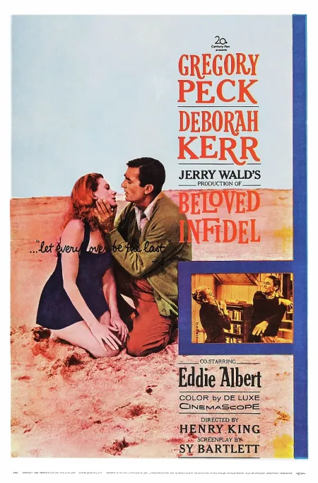 Framed Print : BELOVED INFIDEL, Canadian poster, from left: Deborah Kerr, Gregory Peck, Deborah Kerr, Gregory Peck, 1959, TM & Copyright 20th Century Fox Film Corp. / courtesy Everett Collection