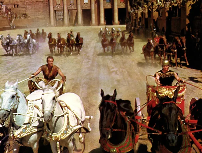 Framed Print : BEN-HUR, Charlton Heston, Stephen Boyd, 1959