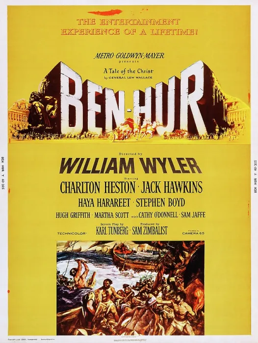 Framed Print : BEN-HUR, poster art, 1959