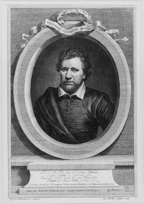 Framed Print : Benjamin Johnson (1665-1742, English actor. Engraving after portrait by Gerrit van Honthorst. Ca. 1730) Framed Print : Benjamin Johnson (1665-1742, English actor. Engraving after portrait by Gerrit van Honthorst. Ca. 1730)
