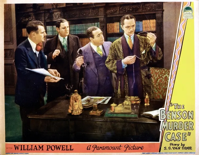 Framed Print : THE BENSON MURDER CASE, Eugene Pallette (with phone), William Powell (right), 1930 Framed Print : THE BENSON MURDER CASE, Eugene Pallette (with phone), William Powell (right), 1930