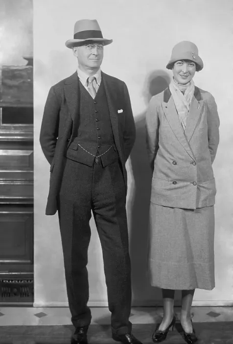 Framed Print : Bernard Baruch and his daughter Renee Baruch, in the 1920s Framed Print : Bernard Baruch and his daughter Renee Baruch, in the 1920s