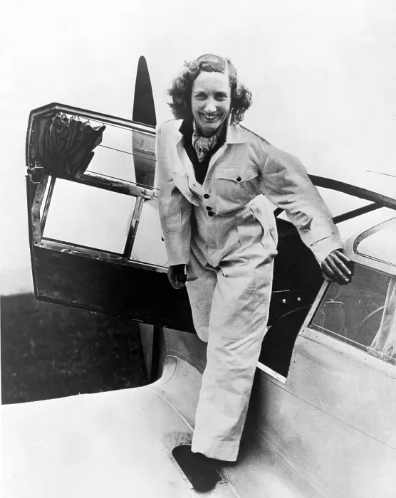 Framed Print : Beryl Markham (1902-1986), British born emigrant to Kenya, learned to fly in the 1920's, earned her living as bush pilot