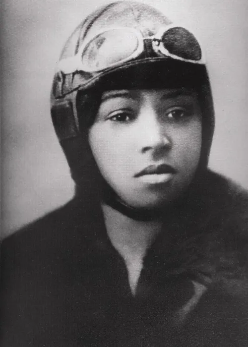 Framed Print : Bessie Coleman (1892-1926), was an early African American pilot. She started flying in France at the Ecole d'Aviation des Freres Caudon at Le Crotoy