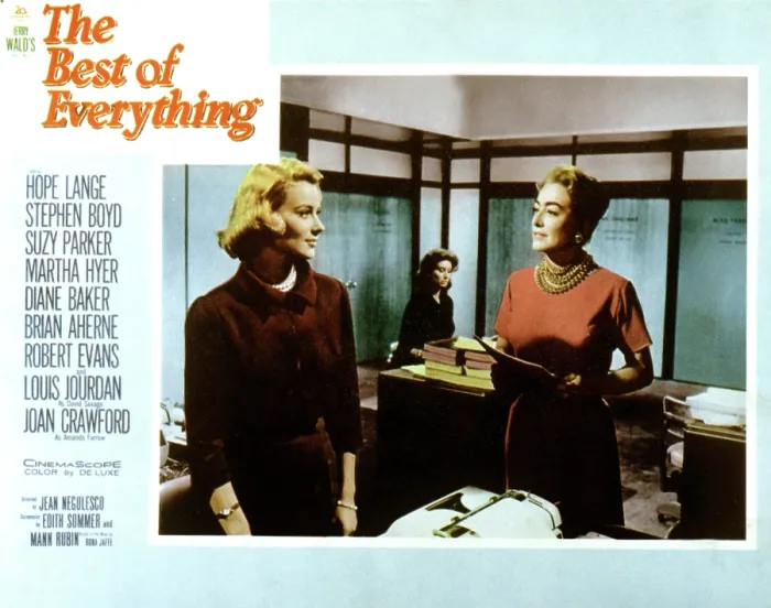 Framed Print : THE BEST OF EVERYTHING, Hope Lange, Suzy Parker, Joan Crawford, 1959, TM and Copyright (c)20th Century Fox Film Corp. All rights reserved