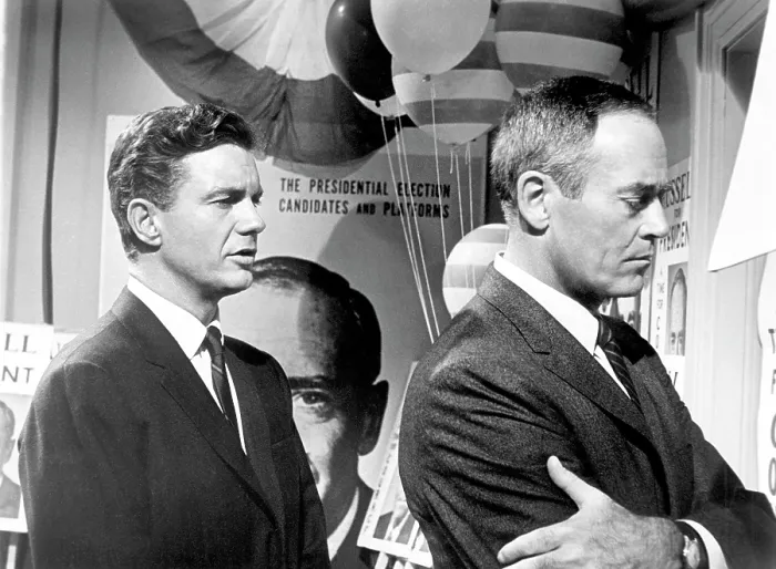 Framed Print : THE BEST MAN, Cliff Robertson, Henry Fonda, 1964