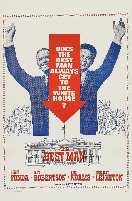 Framed Print : THE BEST MAN, US poster art, from left: Henry Fonda, Cliff Robertson, 1964