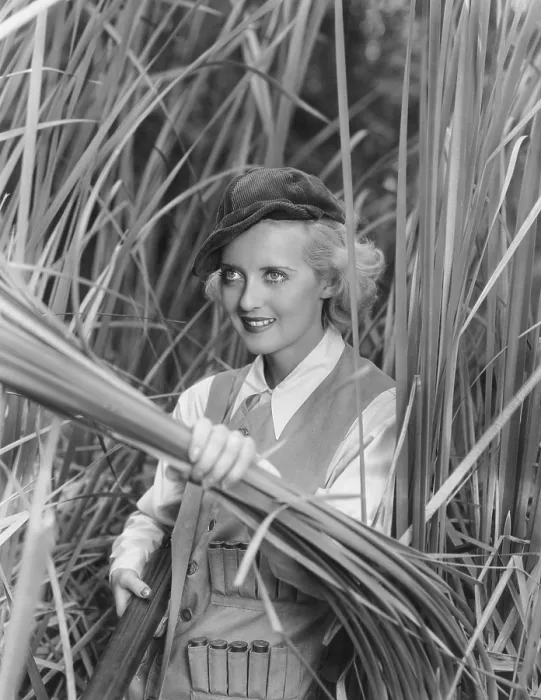 Framed Print : Bette Davis on the hunt, 1932