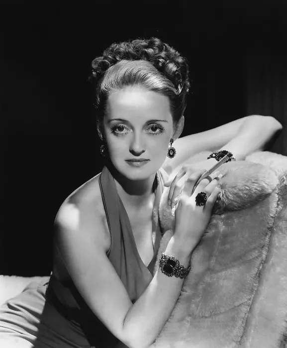 Framed Print : Bette Davis, Warner Bros. portrait by George Hurrell, circa 1939