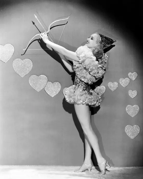 Framed Print : Betty Grable, wishing her fans a happy Valentine's Day, ca. late 1930s