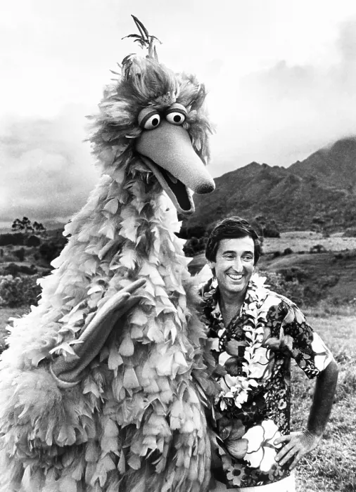 Framed Print : Big Bird (Carroll Spinney) and Bob McGrath of SESAME STREET on the Hawaiian Island of Kauai. They were taping a special location-based episode for the 1977-78 season Framed Print : Big Bird (Carroll Spinney) and Bob McGrath of SESAME STREET on the Hawaiian Island of Kauai. They were taping a special location-based episode for the 1977-78 season