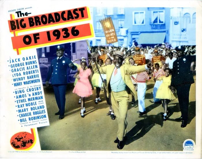 Framed Print : THE BIG BROADCAST OF 1936, lobbycard, Bill Robinson, (front), 1935