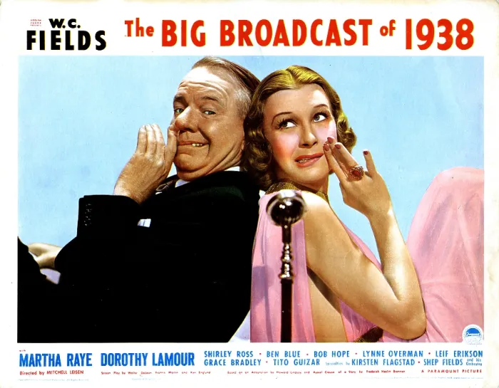 Framed Print : THE BIG BROADCAST OF 1938, from left, W.C. Fields, Shirley Ross, 1938 Framed Print : THE BIG BROADCAST OF 1938, from left, W.C. Fields, Shirley Ross, 1938