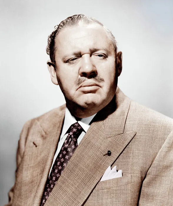 Framed Print : THE BIG CLOCK, Charles Laughton, 1948