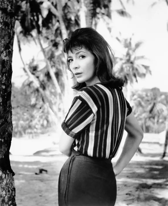 Framed Print : THE BIG GAMBLE, Juliette Greco, 1961, TM and 20th Century Fox Film Corp. All rights reserved. / Courtesy Everett Collection