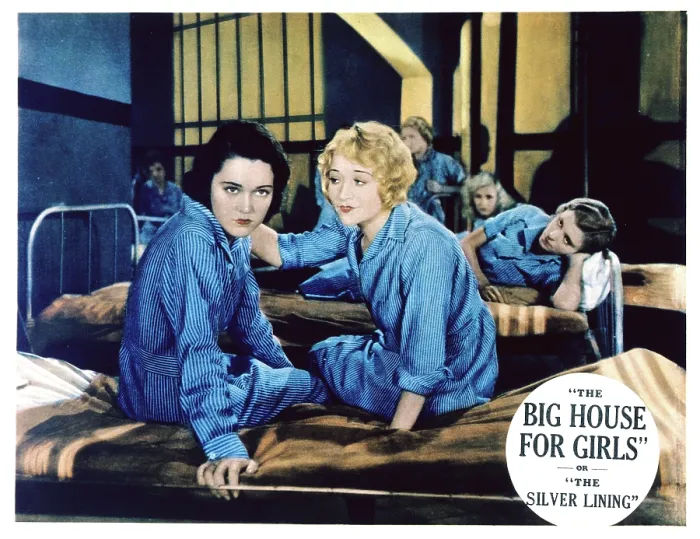 Framed Print : BIG HOUSE FOR GIRLS, (aka THE SILVER LINING, aka THIRTY DAYS), US lobbycard, from left: Maureen O'Sullivan, Betty Compson, 1932 Framed Print : BIG HOUSE FOR GIRLS, (aka THE SILVER LINING, aka THIRTY DAYS), US lobbycard, from left: Maureen O'Sullivan, Betty Compson, 1932
