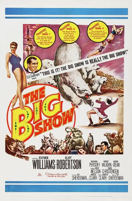 Framed Print : THE BIG SHOW, US poster, top from left: Esther Williams, Ed Sullivan, 1961, TM & Copyright 20th Century Fox Film Corp. / courtesy Everett Collection Framed Print : THE BIG SHOW, US poster, top from left: Esther Williams, Ed Sullivan, 1961, TM & Copyright 20th Century Fox Film Corp. / courtesy Everett Collection