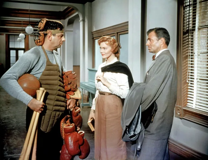 Framed Print : BIGGER THAN LIFE, from left: Walter Matthau, Barbara Rush, James Mason, 1956, TM & Copyright 20th Century Fox Film Corp. / courtesy Everett Collection Framed Print : BIGGER THAN LIFE, from left: Walter Matthau, Barbara Rush, James Mason, 1956, TM & Copyright 20th Century Fox Film Corp. / courtesy Everett Collection