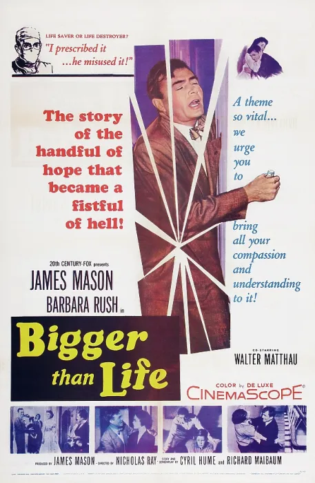 Framed Print : BIGGER THAN LIFE, US poster art, James Mason, 1956. TM & Copyright 20th Century Fox Film Corp. All rights reserved / courtesy Everett Collection