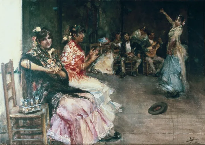 Framed Print : BILBAO Y MARTINEZ, Gonzalo (1860-1938). Gypsy Dance. Watercolour. SPAIN. Bilbao. Bilbao Fine Arts Museum. - J. Bedmar / Iberfoto / Everett Collection (596892)**US SALES ONLY** Framed Print : BILBAO Y MARTINEZ, Gonzalo (1860-1938). Gypsy Dance. Watercolour. SPAIN. Bilbao. Bilbao Fine Arts Museum. - J. Bedmar / Iberfoto / Everett Collection (596892)**US SALES ONLY**