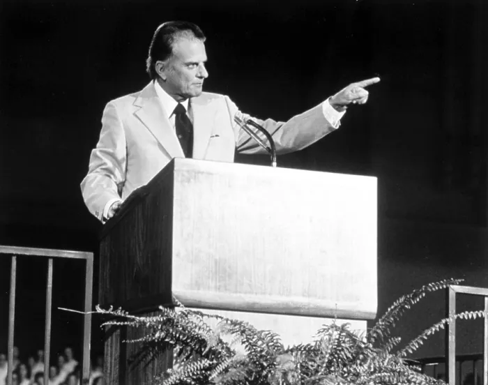 Framed Print : BILLY GRAHAM, 1978.. Courtesy: CSU Archives  /  Everett Collection