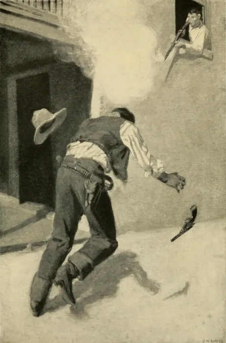Framed Print : Billy the Kid killing Robert Ollinger, one of two deputies guarding him after he was condemned to death for the murder of Andrew Buckshot Roberts. April 28, 1881