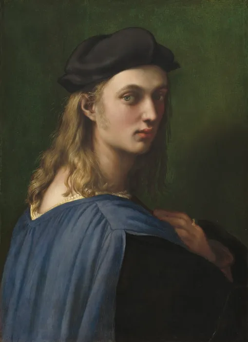 Framed Print : Bindo Altoviti, by Raphael, c. 1515, Italian Renaissance painting, oil on panel. Bindo Altoviti was a rich banker born in Rome in 1491