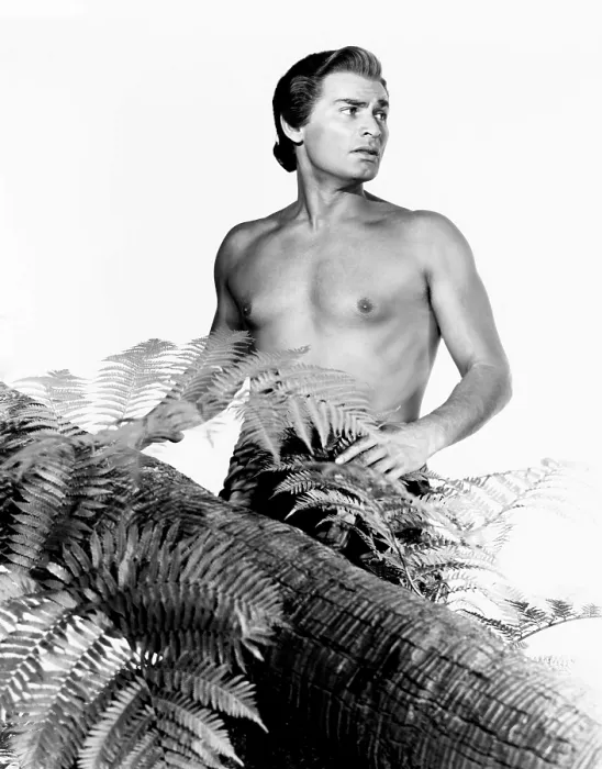 Framed Print : BIRD OF PARADISE, Jeff Chandler, 1951, TM and copyright 20th Century-Fox Film Corp. All Rights Reserved / Courtesy: Everett Collection