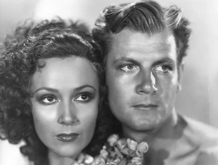 Framed Print : BIRD OF PARADISE, from left: Dolores Del Rio, Joel McCrea, 1932